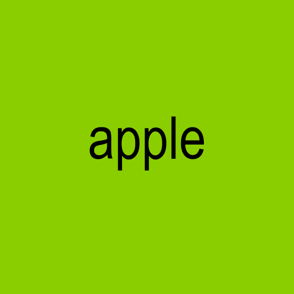 Brat generator example - apple extra large green