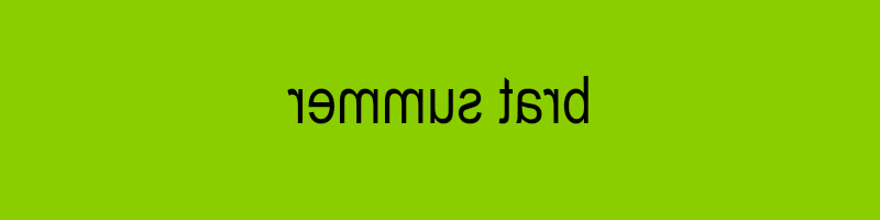 Brat generator example - brat summer banner mirror