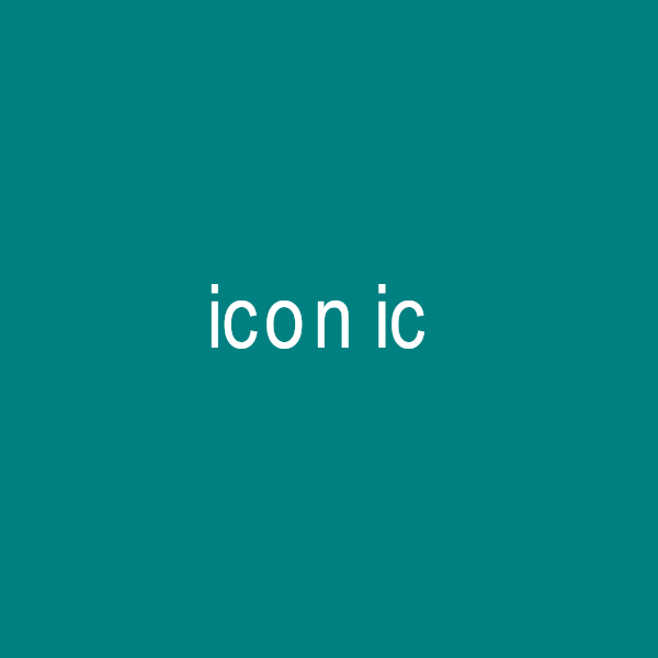 Brat generator example - iconic wide spacing teal